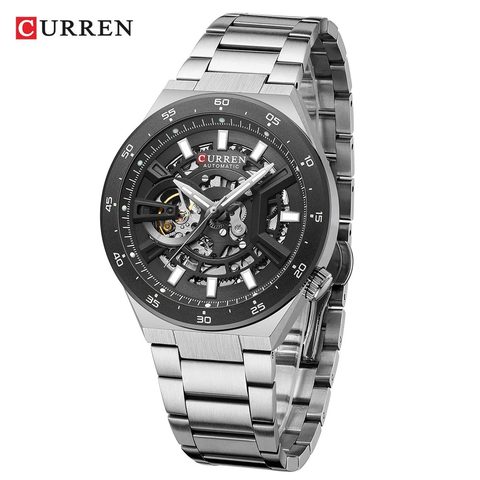 Montre CURREN Graphite · 8486, couleur Argenté et noir