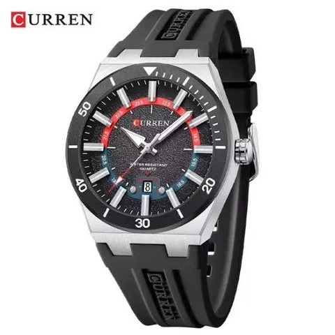 Montre CURREN Sprint · 8491, couleur Noir et argenté
