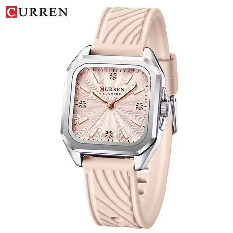 Montre CURREN Aurore · 9113, couleur Rose et argenté