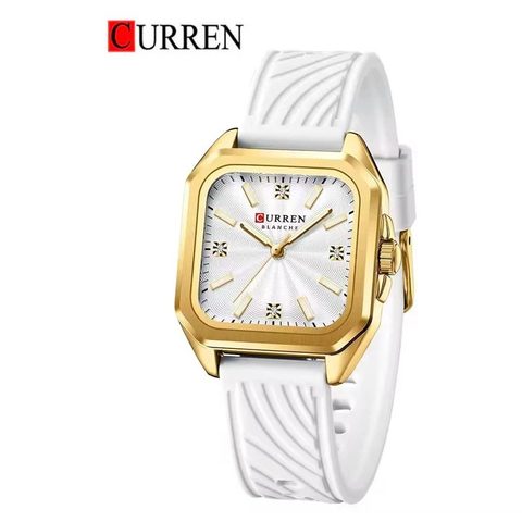 Montre CURREN Aurore · 9113, couleur Blanc et doré