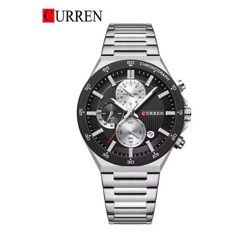 Montre CURREN Sterling · 8481, couleur Argenté cadran noir