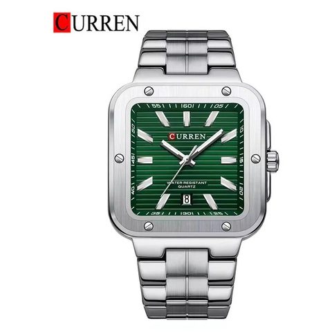 Montre CURREN Héritage · 8479, couleur Argenté et vert