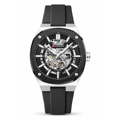 Montre CURREN Urbain · 8485, couleur Noir et argenté