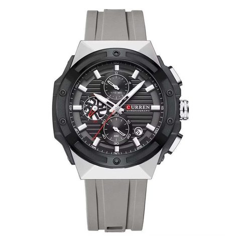 Montre CURREN Iconique · 8462, couleur Gris et argenté