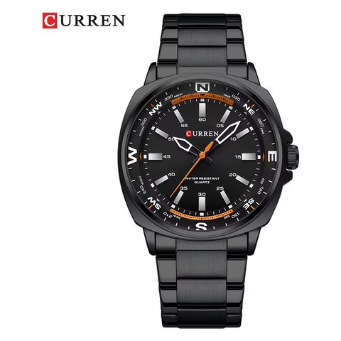 Montre CURREN Vecteur · 8455, couleur Noir et gris