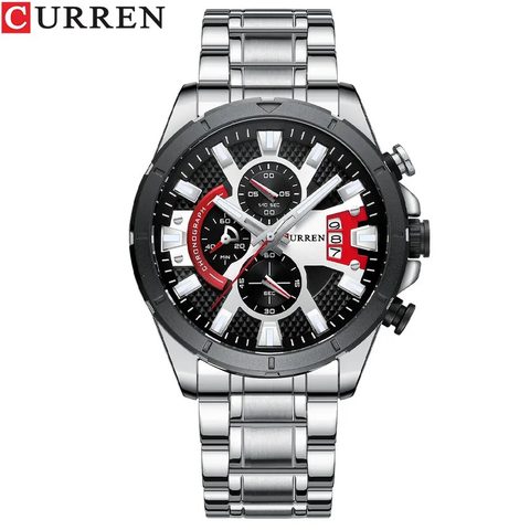 Montre CURREN Prestige · 8401, couleur Gris et argenté