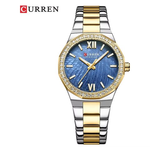 Montre CURREN Rosée · 9103, couleur Argenté et bleu